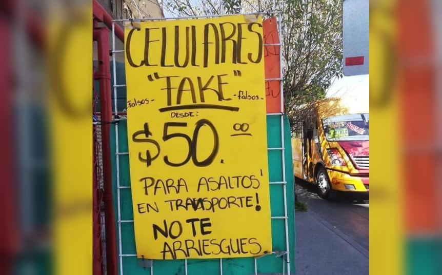 Celulares 'fake' a 50 pesos, el ofertón en Puebla. (Facebook)