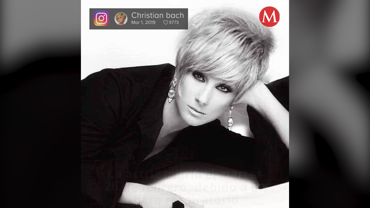 Christian Bach: murió la actriz a los 59 años - Grupo Milenio