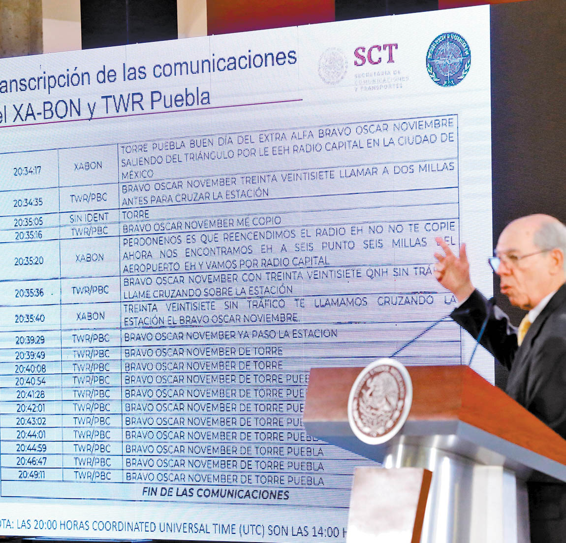 Conferencia del subsecretario Carlos Morán. (Jesús Quintanar)
