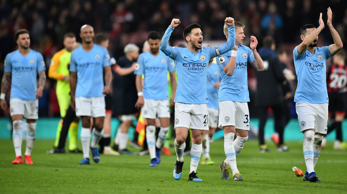 El Manchester City vence por la mínima al Bournemouth (AFP)
