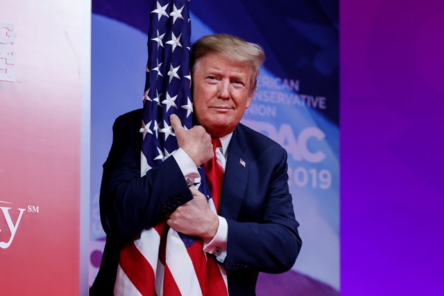 Trump criticó a sus adversarios demócratas en la Conferencia de Acción Política Conservadora/AP.