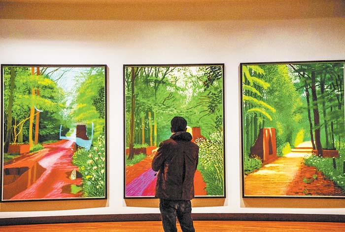 La alegría de la naturaleza exhibe 60 obras, incluidos bocetos, acuarelas y dibujos. Robin Utrecht/EFE