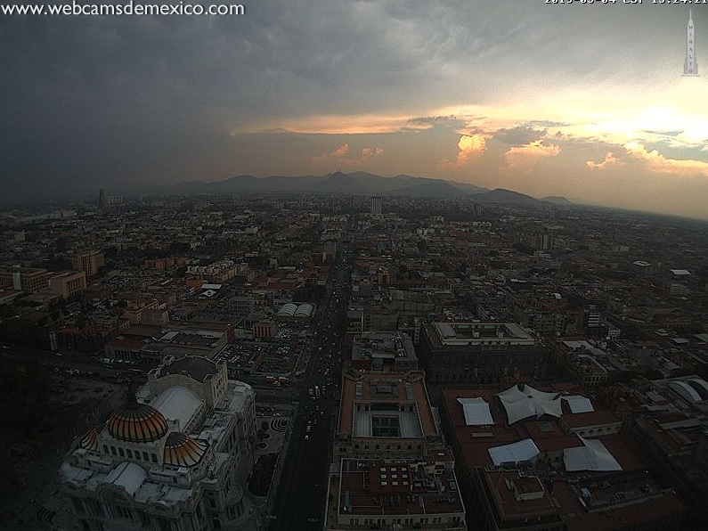 CdMx. (Tomada de @webcamsdemexico)