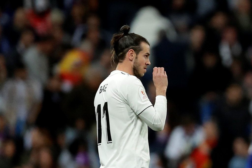 Gareth Bale durante un juego de la Copa del Rey (AP)