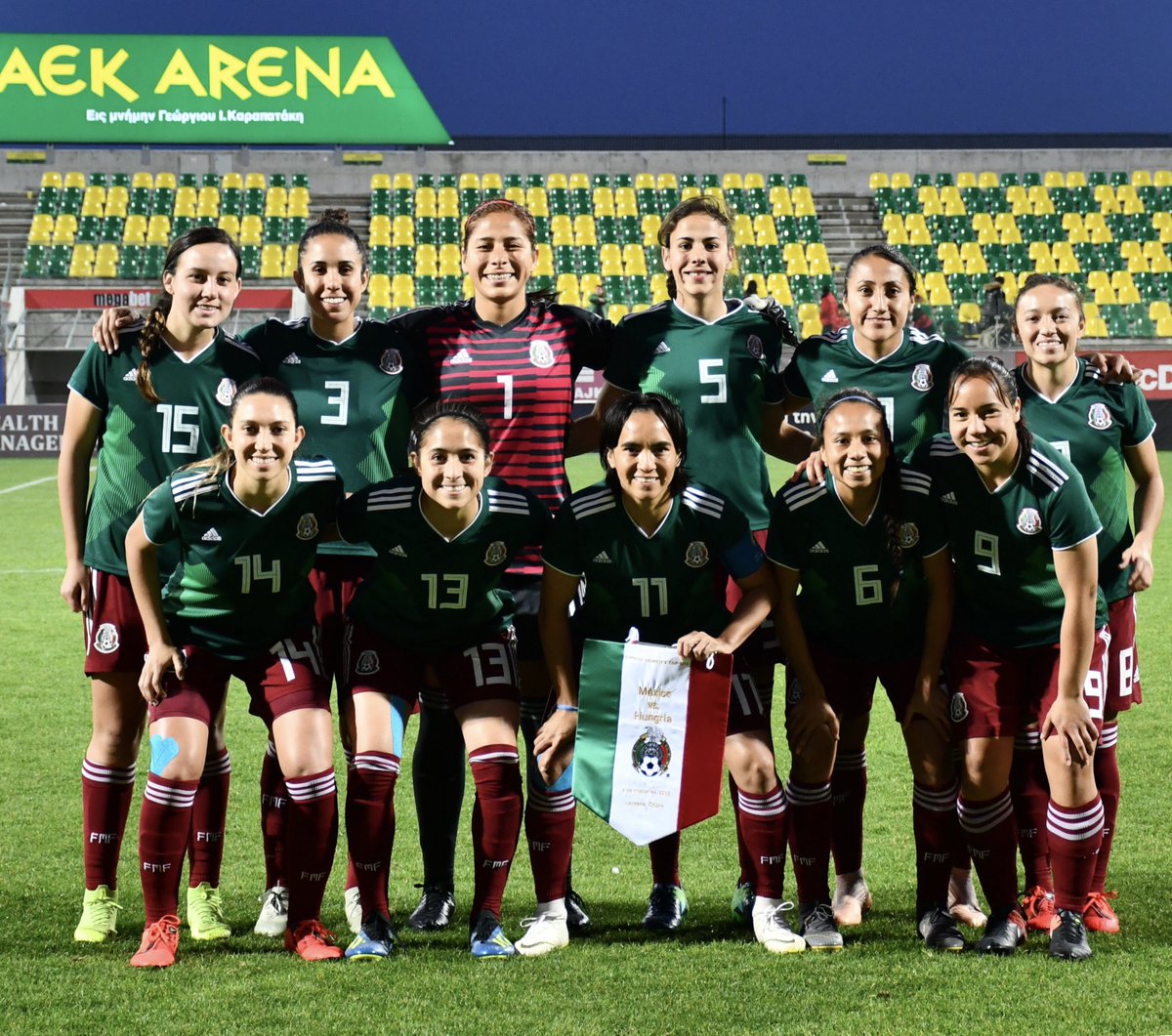 Tri femenil empata ante Hungría en la Copa Chipre (Twitter @miseleccionmx)
