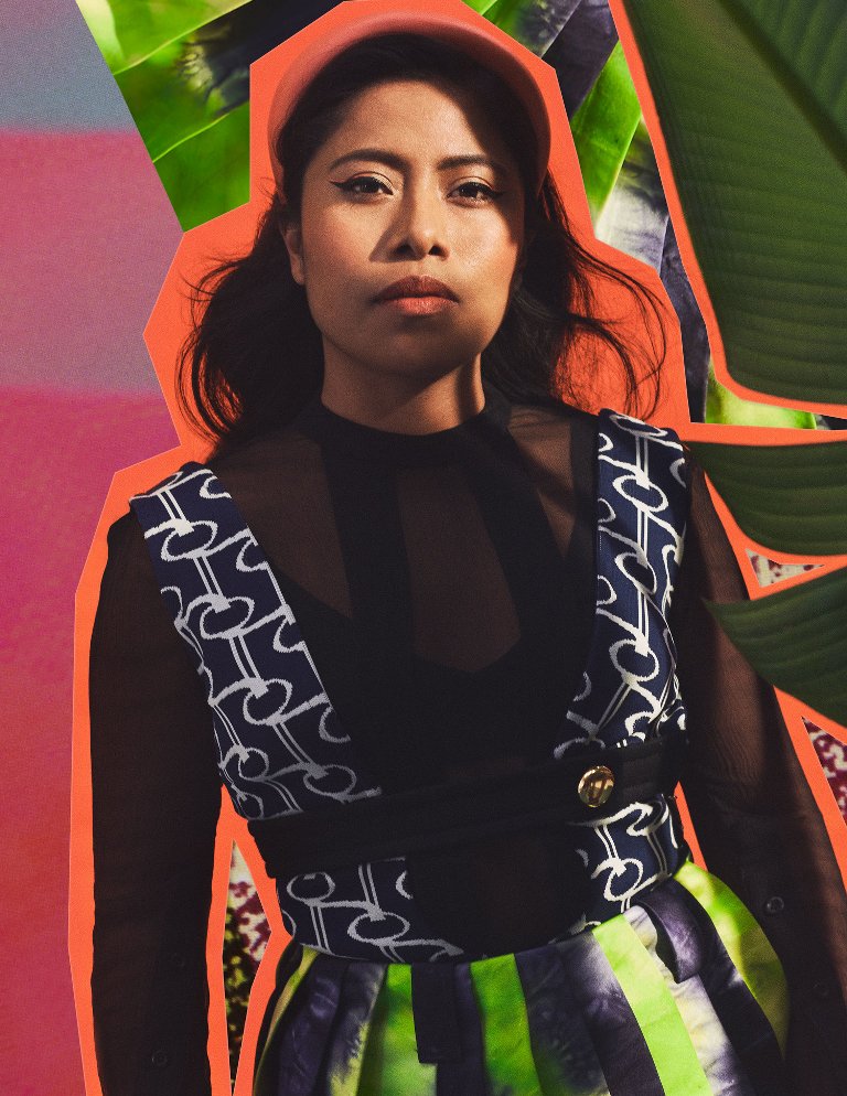 Yalitza Aparicio apareció en la portada de Flaunt Magazine usando la nueva colección de Prada. (Prada)