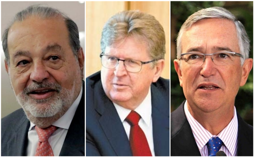 Carlos Slim, Germán Larrea y Ricardo Salinas Pliego encabezan la lista de millonarios mexicanos de 2019.