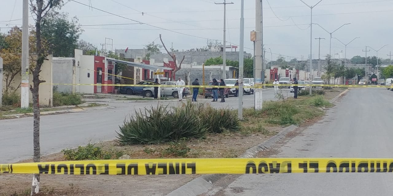 Los hechos ocurrieron sobre la calle San Antonio, en la colonia Misión Santa Elena, en Zuazua. Foto: Vianca Treviño