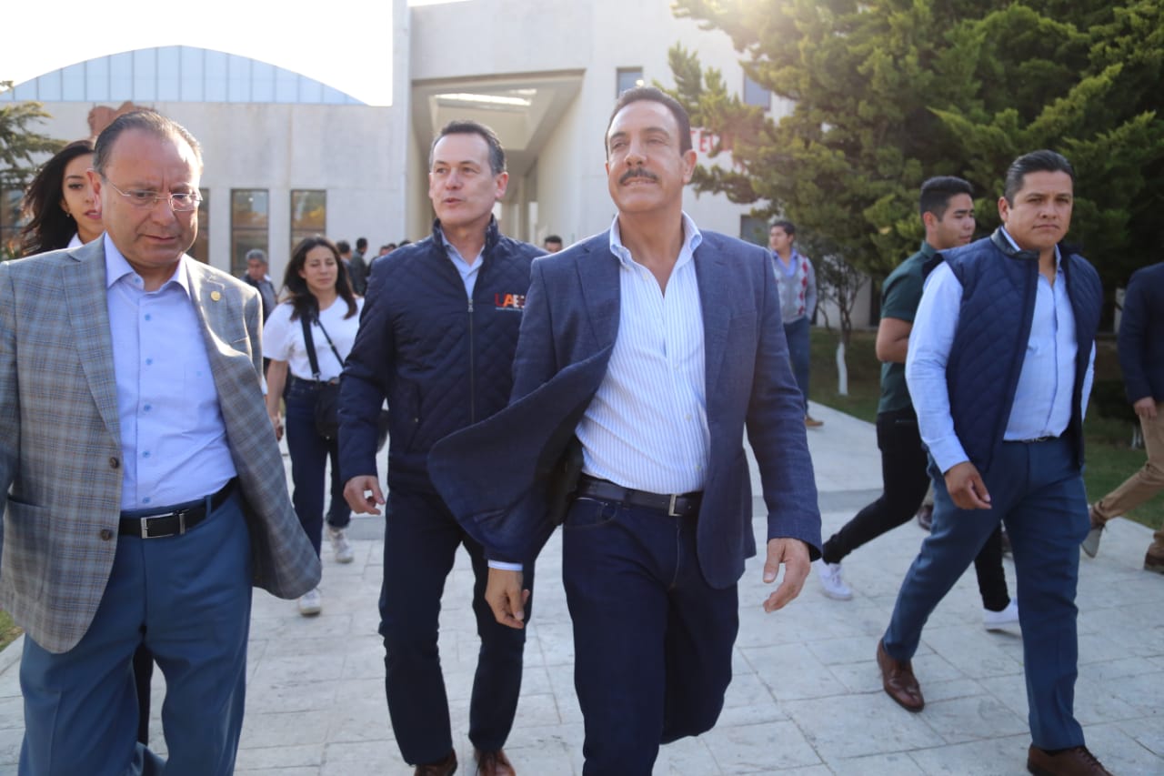 Omar Fayad niega que AMLO orqueste protestas en su contra. (Jorge Sánchez)