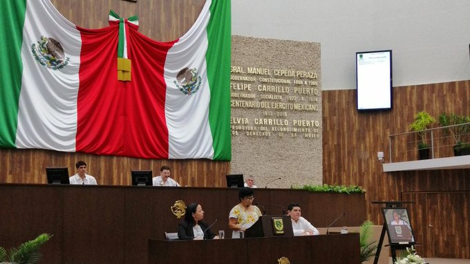 El Congreso de Yucatán. (Tomada de @CongresoYucatan)