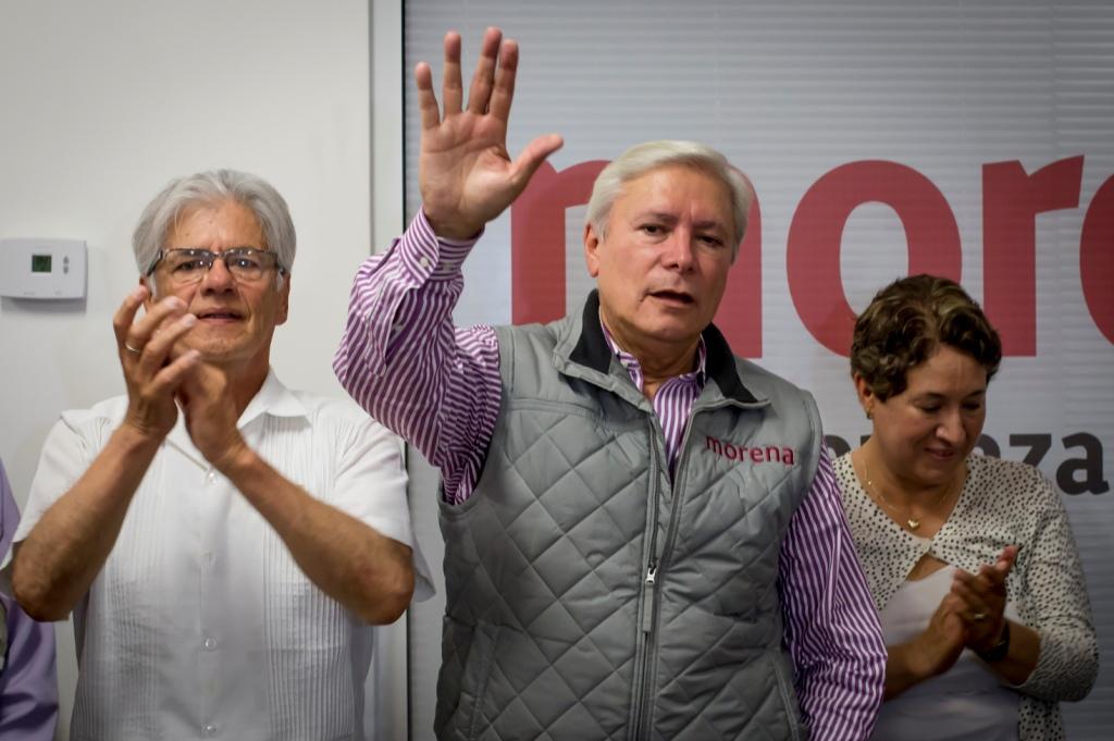 Jaime Bonilla, candidato de la coalición Juntos Haremos Historia, para la gubernatura de Baja California (Cuartoscuro)