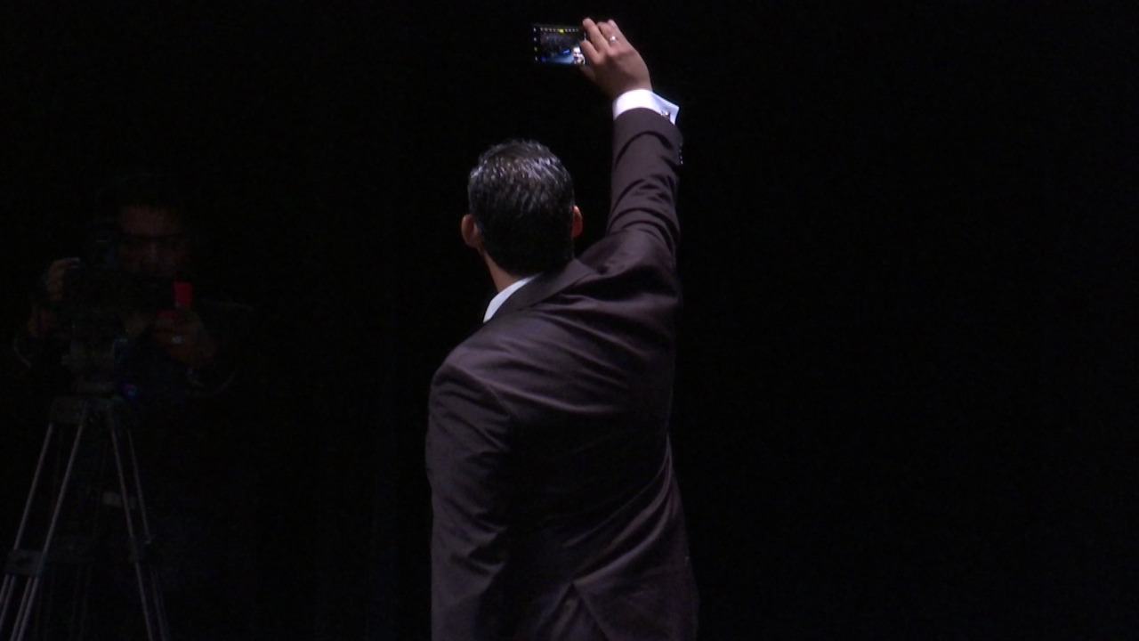 La Selfie del primer informe (Foto Juan Galván)