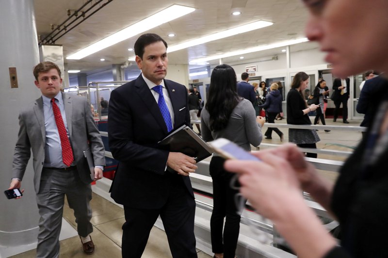 Marco Rubio también habló sobre los vínculos del régimen de Maduro con el narcotráfico. (Reuters)