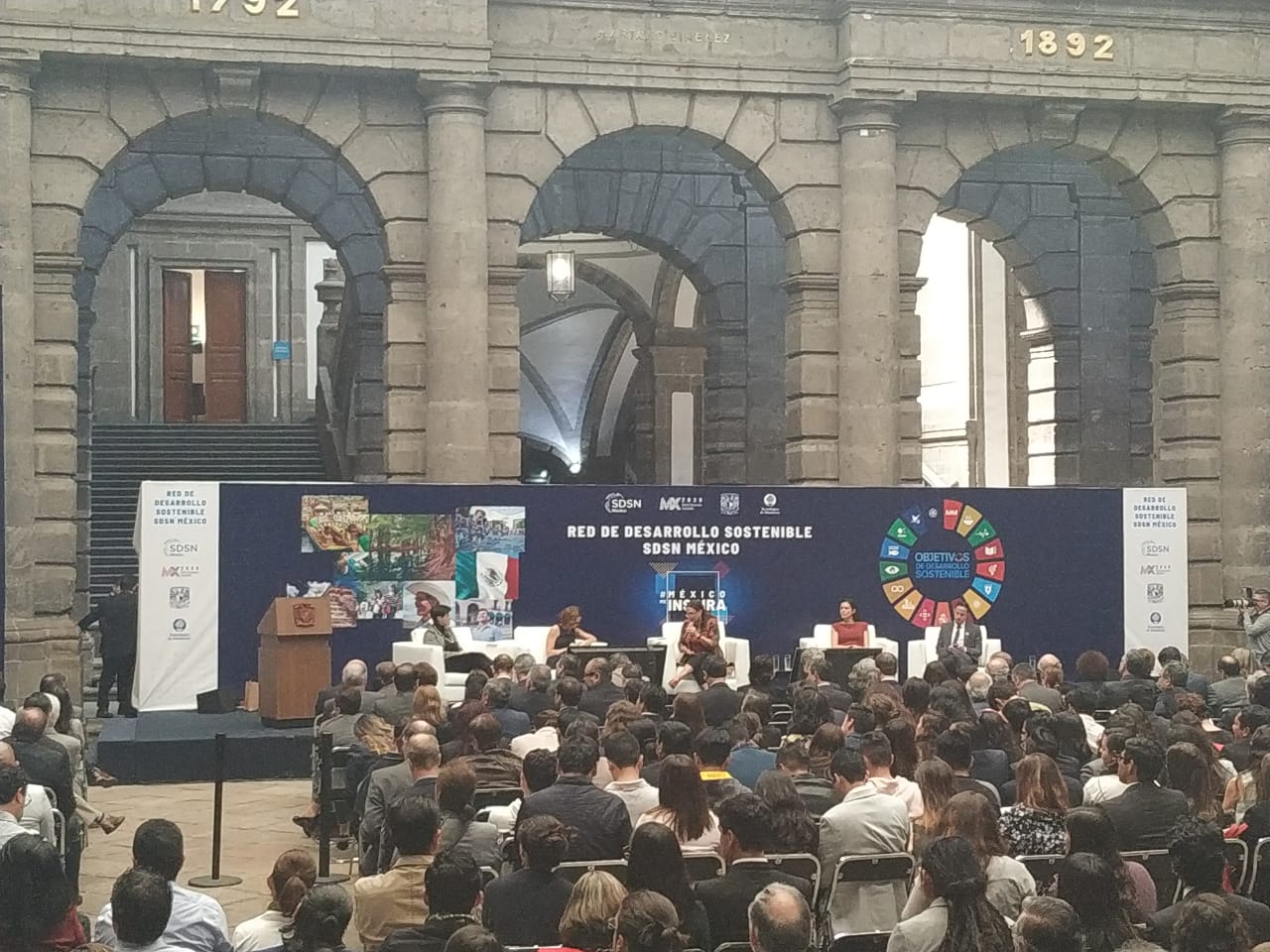 La UNAM y el Tec de Monterrey presentaron la iniciativa Red de Desarrollo Sostenible México (Alma Paola Wong)