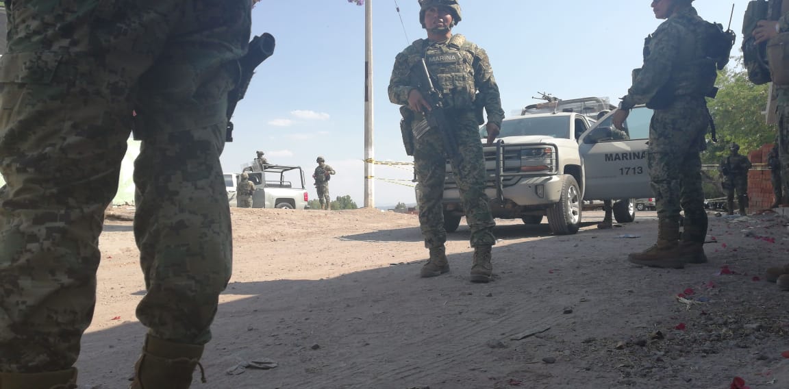 Elementos del Ejército y de la FSPE se encuentran en la zona (Mariana Ramos)