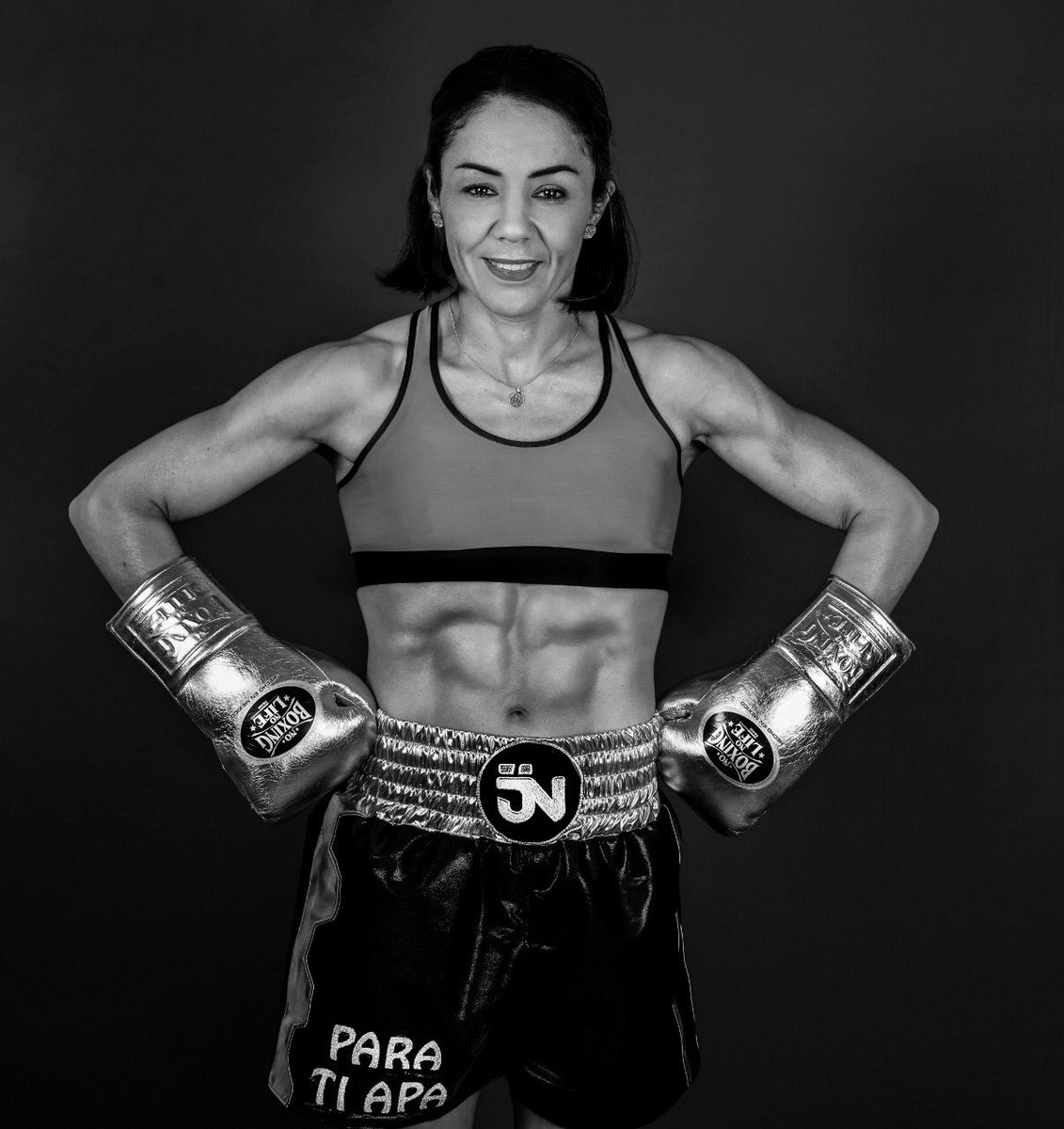 Jackie Nava, boxeadora mexicana (Twitter @JACKIENAVA_of)
