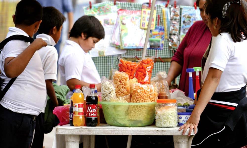 Niños con sobrepeso.