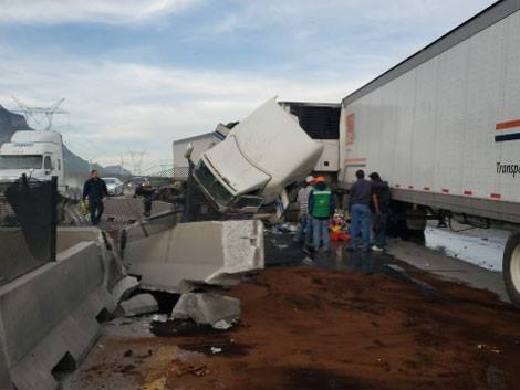 No se reportaron personas lesionadas tras el incidente. Foto: Especial