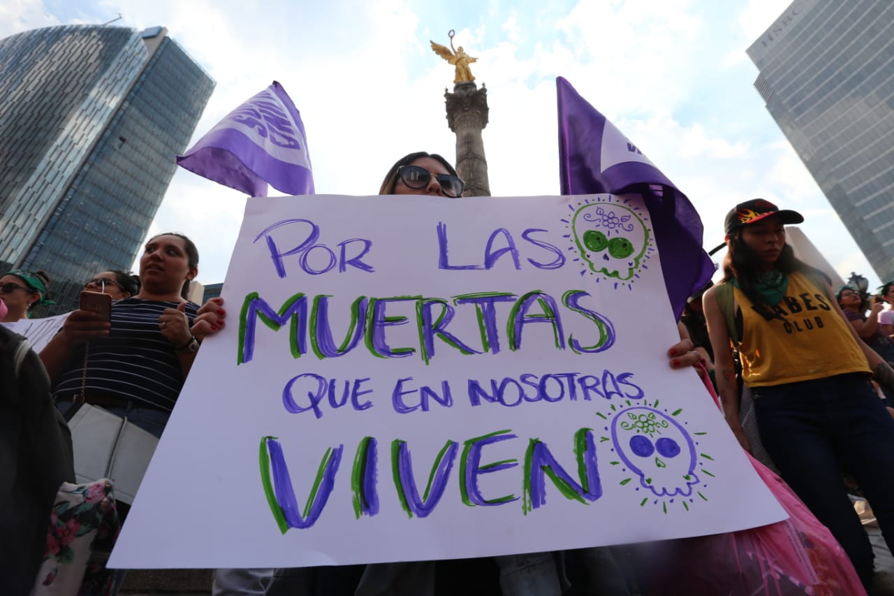 La reunieron comenzó en el Ángel de la Independencia. (Javier Ríos)