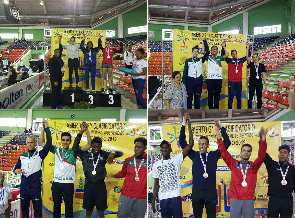 Algunos de los medallistas de México en República Dominicana (Cortesía)