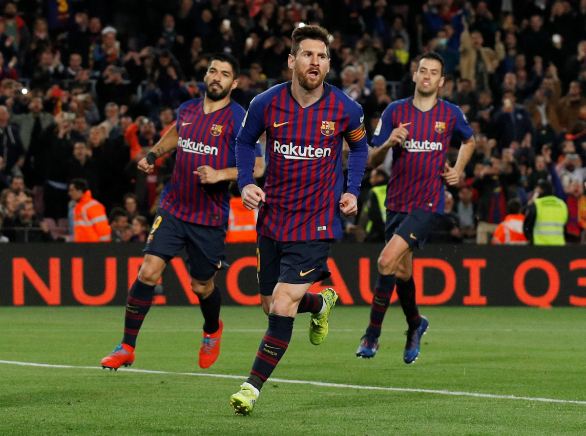 Barcelona venció 3-1 al Rayo Vallecano y se mantiene en la cima de La Liga (Reuters)