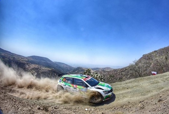 Benito Guerra en el Rally Guanajuato - México (Instagram Benito Guerra)