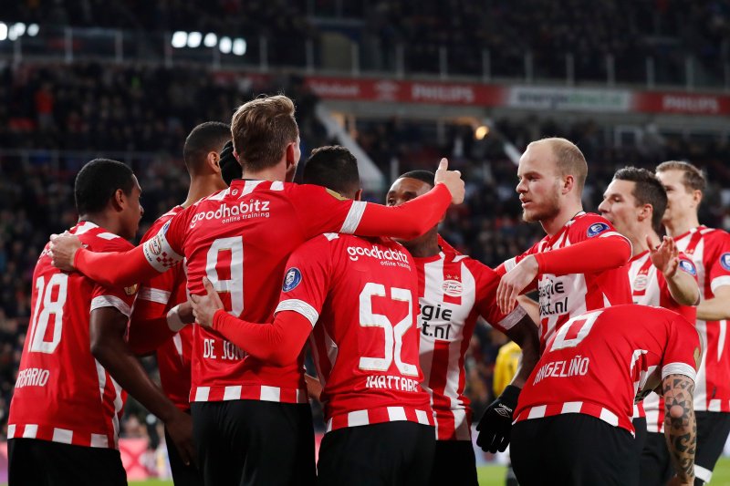El PSV venció 2-0 al NAC Breda en la Liga de Holanda (Twitter @PSV)
