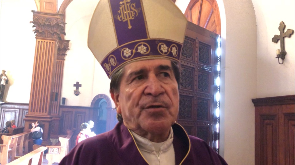 El Obispo de la Diócesis de Victoria, Antonio González Sánchez.