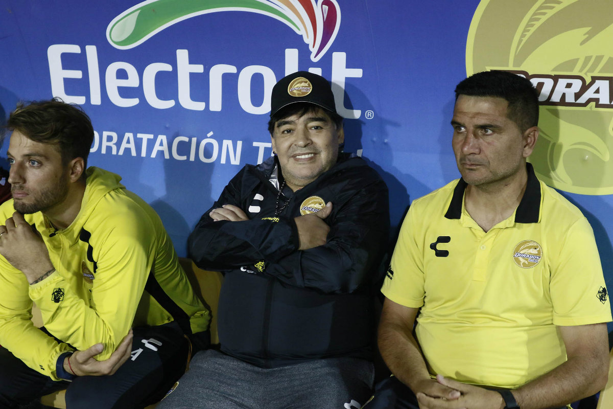 Diego Armando Maradona, director técnico de Dorados de Sinaloa (Imago7)