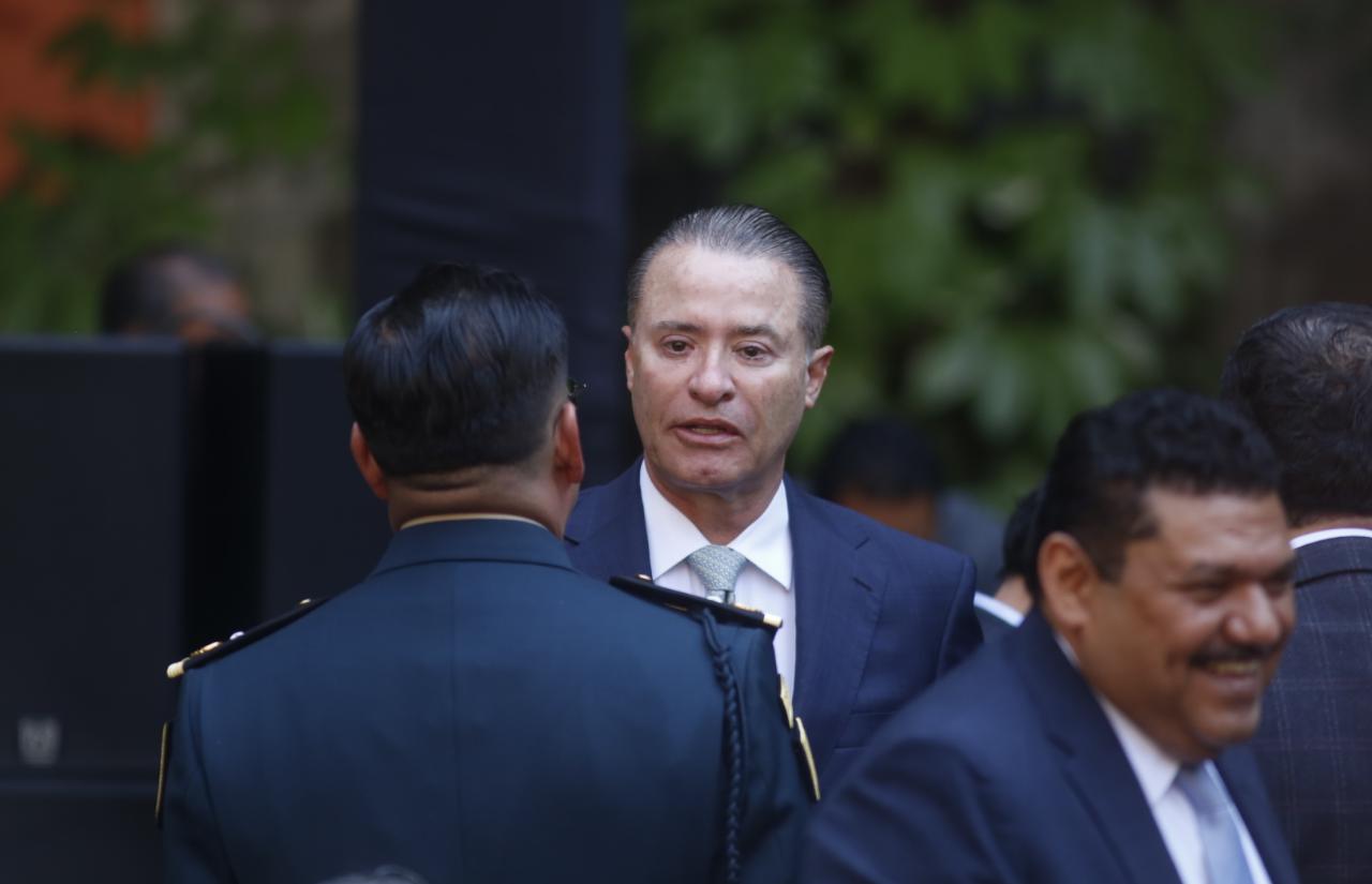 El gobernador de Sinaloa, Quirino Ordaz, es otro de los invitados al informe por los 100 días de gobierno de AMLO. (Araceli López)