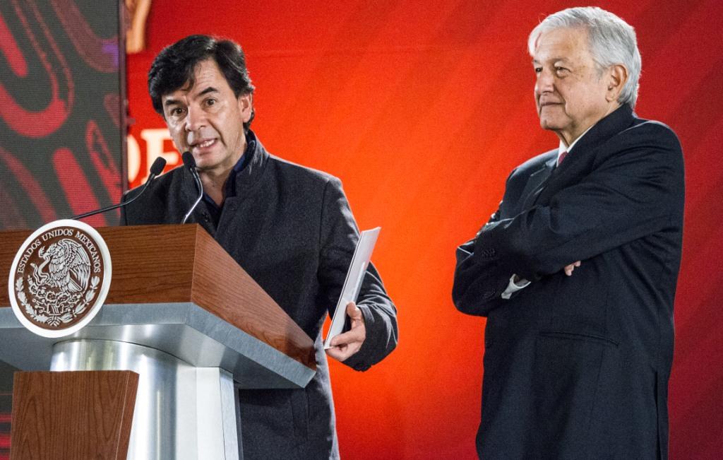 Jesús Ramírez y el presidente López Obrador (Cuartoscuro)