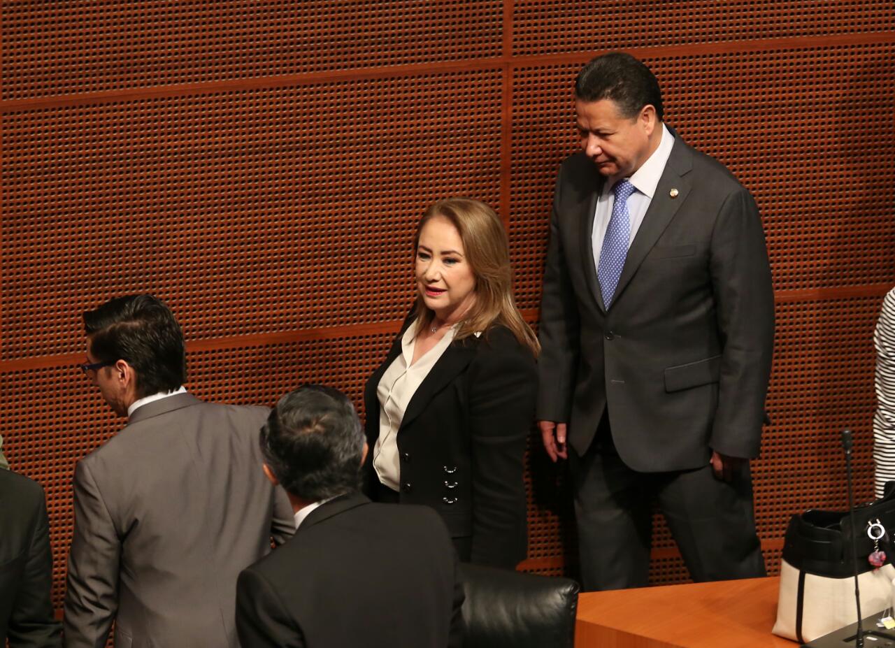 Las candidatas a ministra de la Corte comparecieron ante el pleno del Senado (Octavio Hoyos)