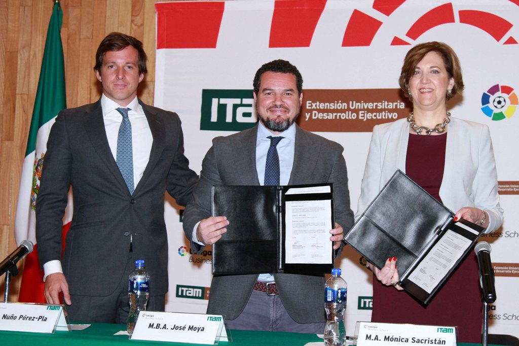 Convenio del ITAM con la Liga de España (Santiago Chaparro)