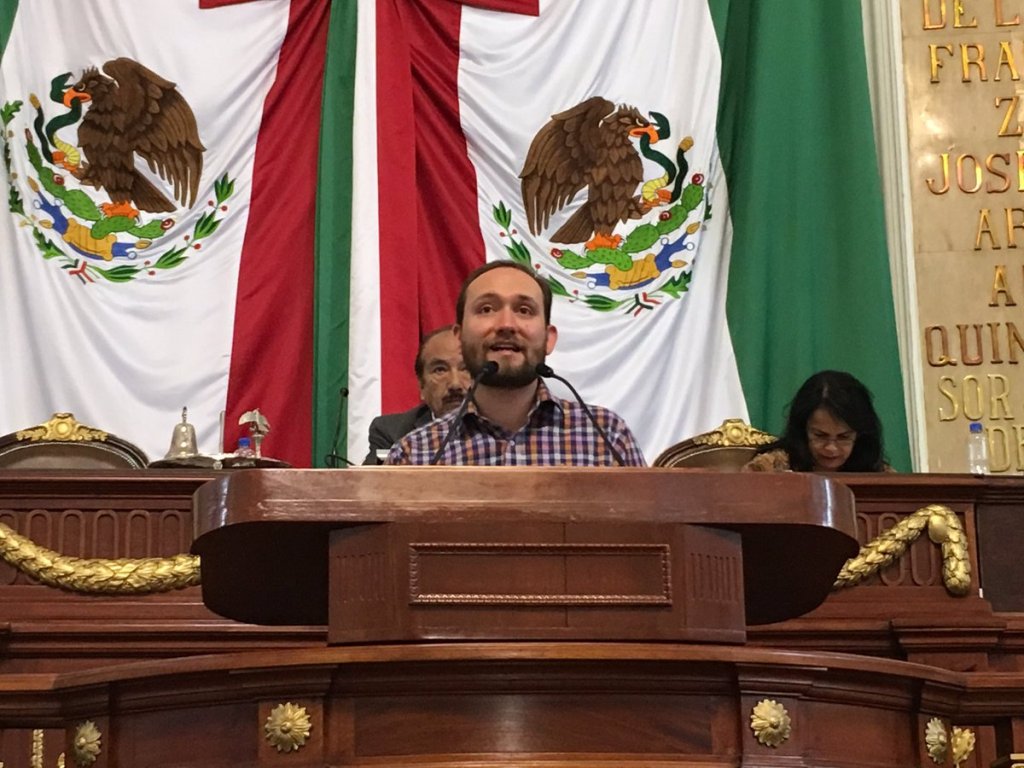 El diputado local de Morena, Temistocles Villanueva. | Twitter @Congreso_CdMex