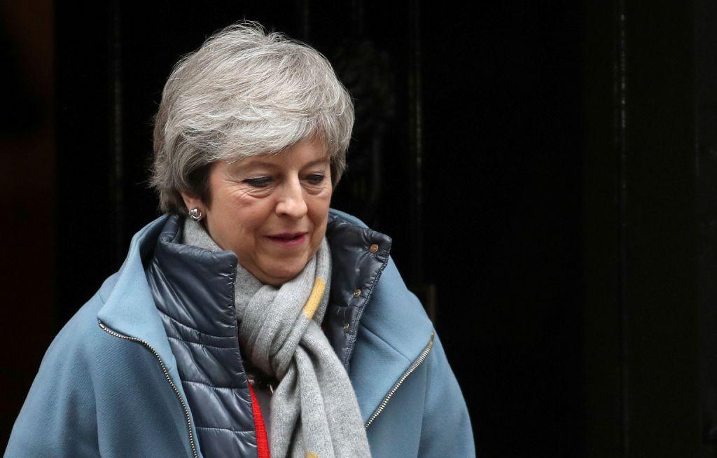 Theresa May. AFP