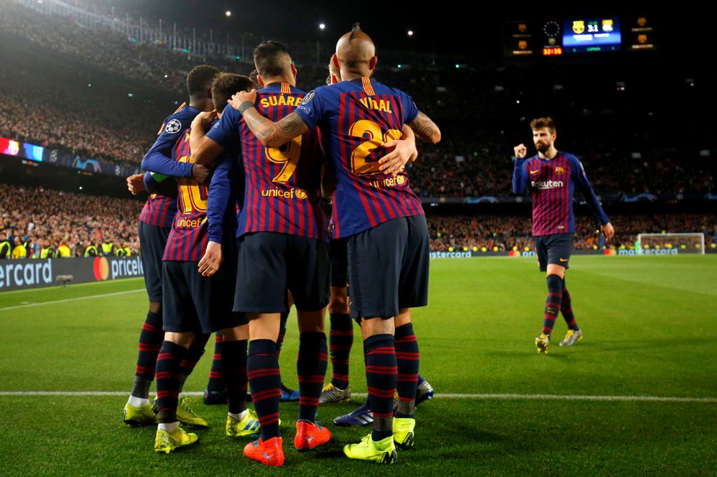 El Barcelona venció al Lyon (AFP)