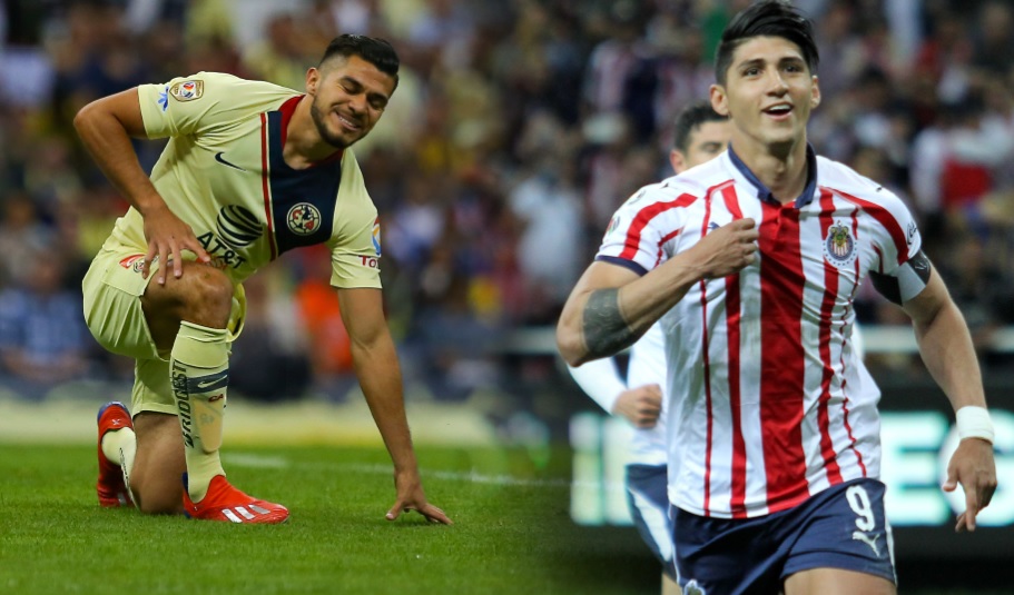 Henry Martín y Alan Pulido (Imago7)