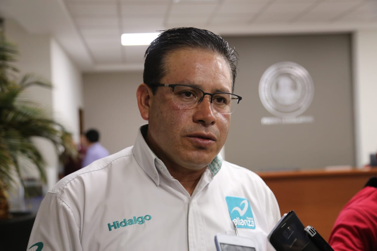 Juan José Luna Mejía, presidente del Panal en Hidalgo. (Jorge Sánchez)