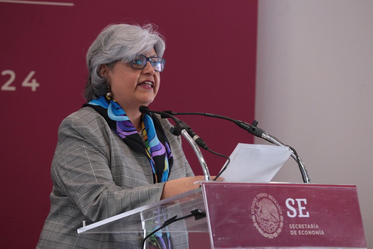 La secretaria de Economía, Graciela Márquez Colín, durante la apertura de las Mesas Sectoriales para el Plan Nacional de Desarrollo. (Foto: Jesús Quin