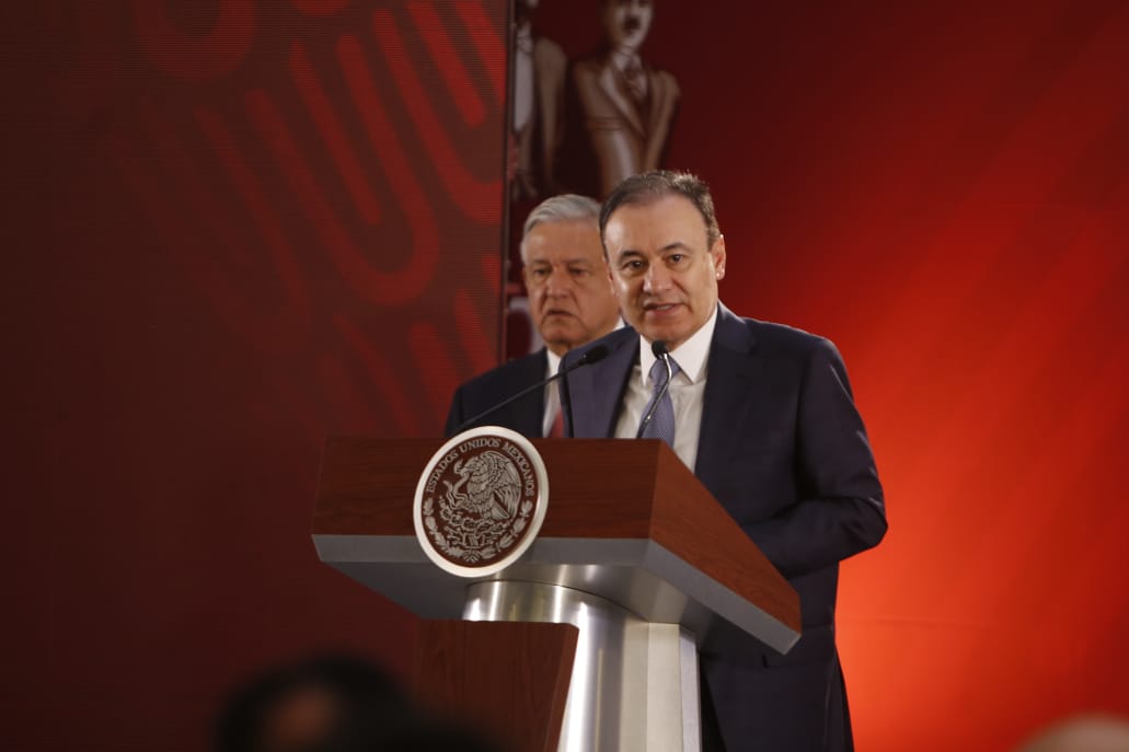 Alfonso Durazo, secretario de seguridad Pública y Bienestar/Ariana Pérez.