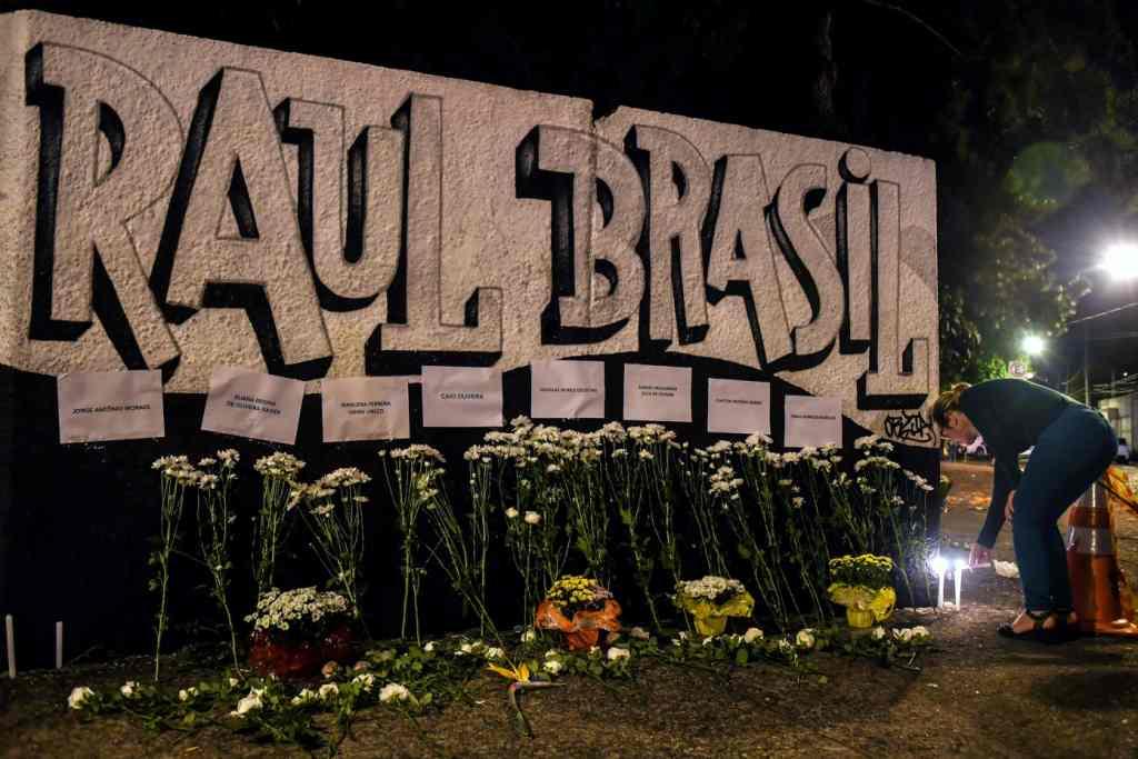 El ataque se produjo a la hora del recreo. AFP