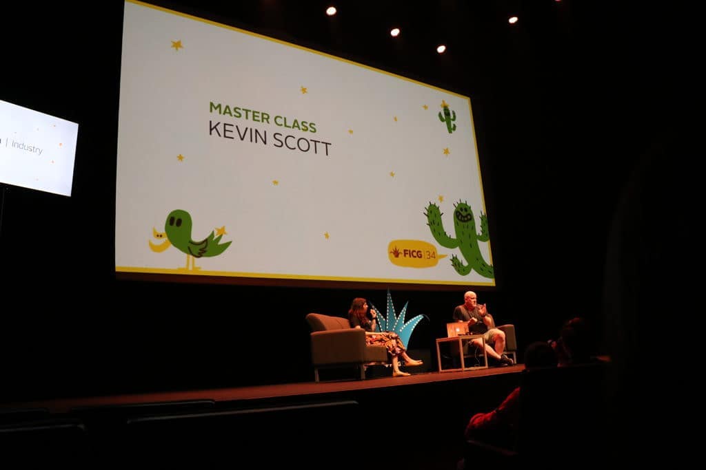 Kevin Scott en el FICG (Cortesía).
