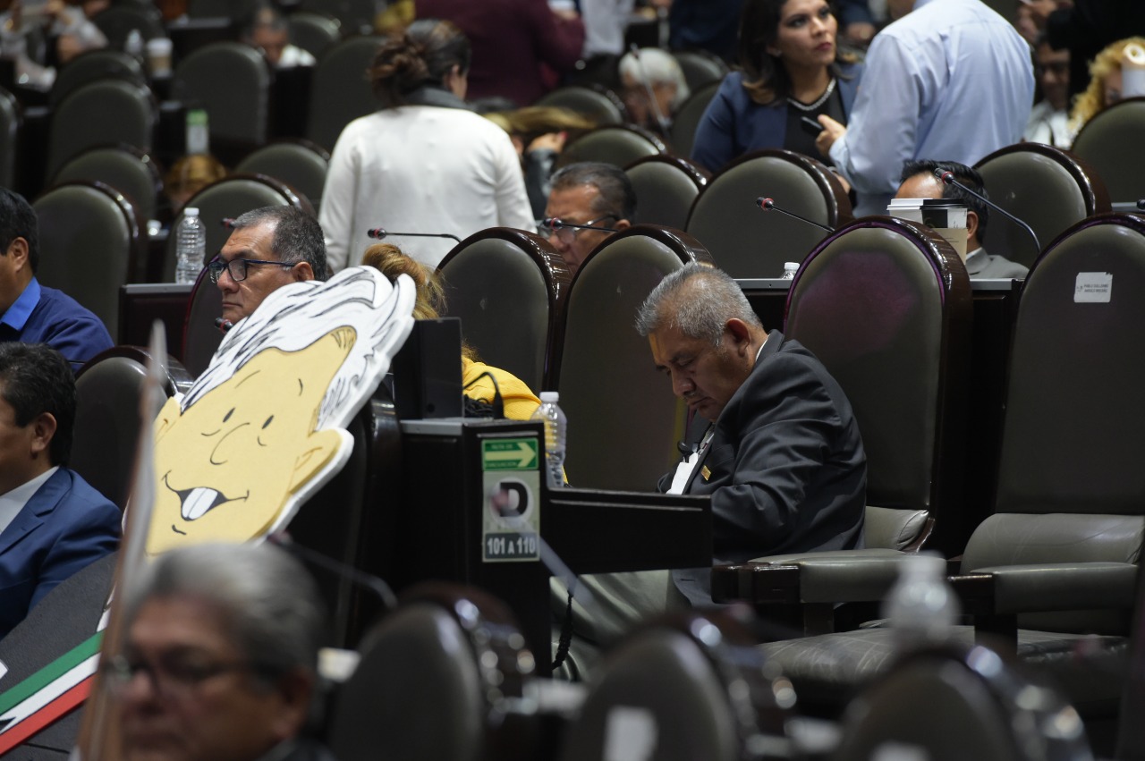 Manuel Huerta, durante sus trabajos legislativos (Especial)