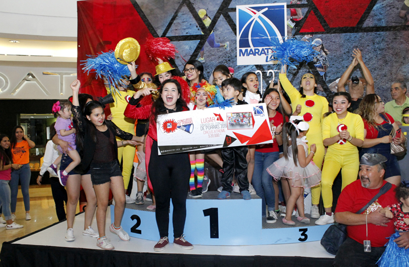 La porra ganadora fue Circus Xtreme, recibió un premio de 20 mil pesos. (Rolando Riestra)