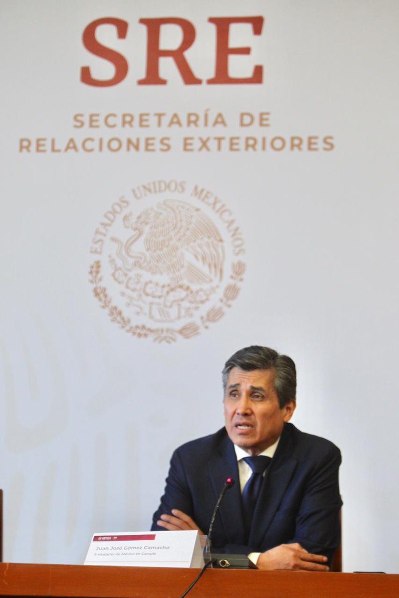 El embajador de México en Canadá, Juan José Gómez Camacho, dijo que ambos países mantienen una relación cercana/Especial.