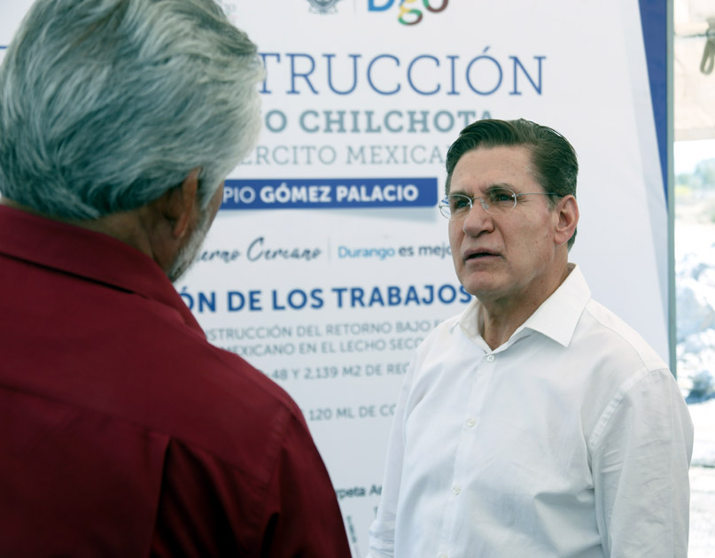 Gobernador de Durango, José Rosas Aispuro. (Rolando Riestra)