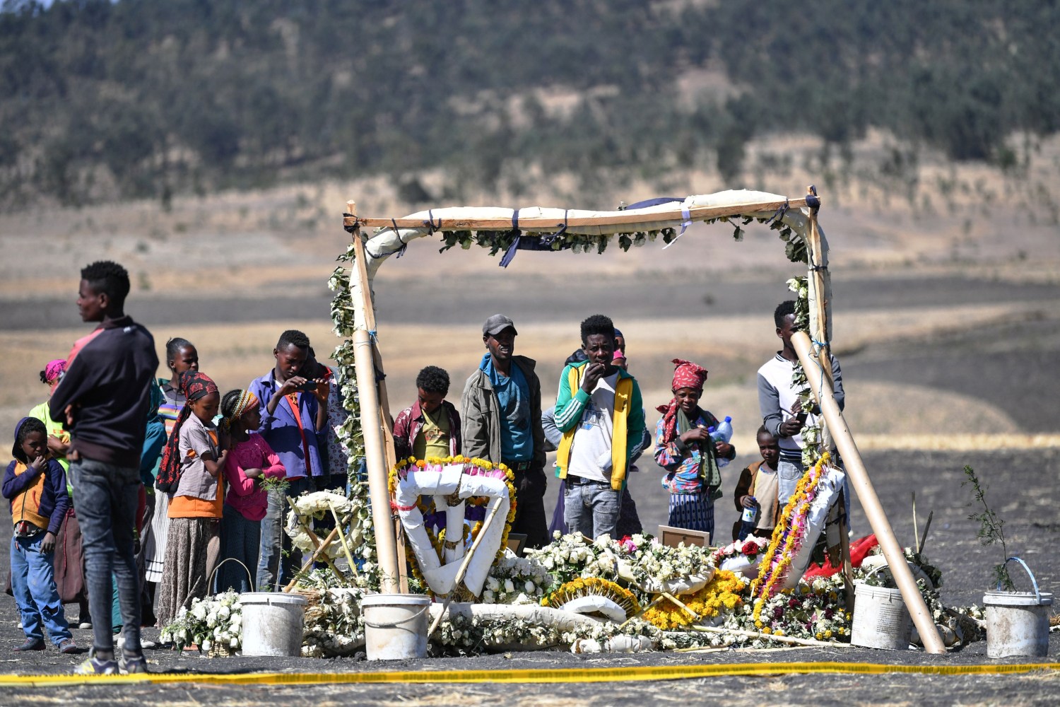 En el accidente del  vuelo 302 de Ethiopian Airlines murieron 157 personas. (AFP)