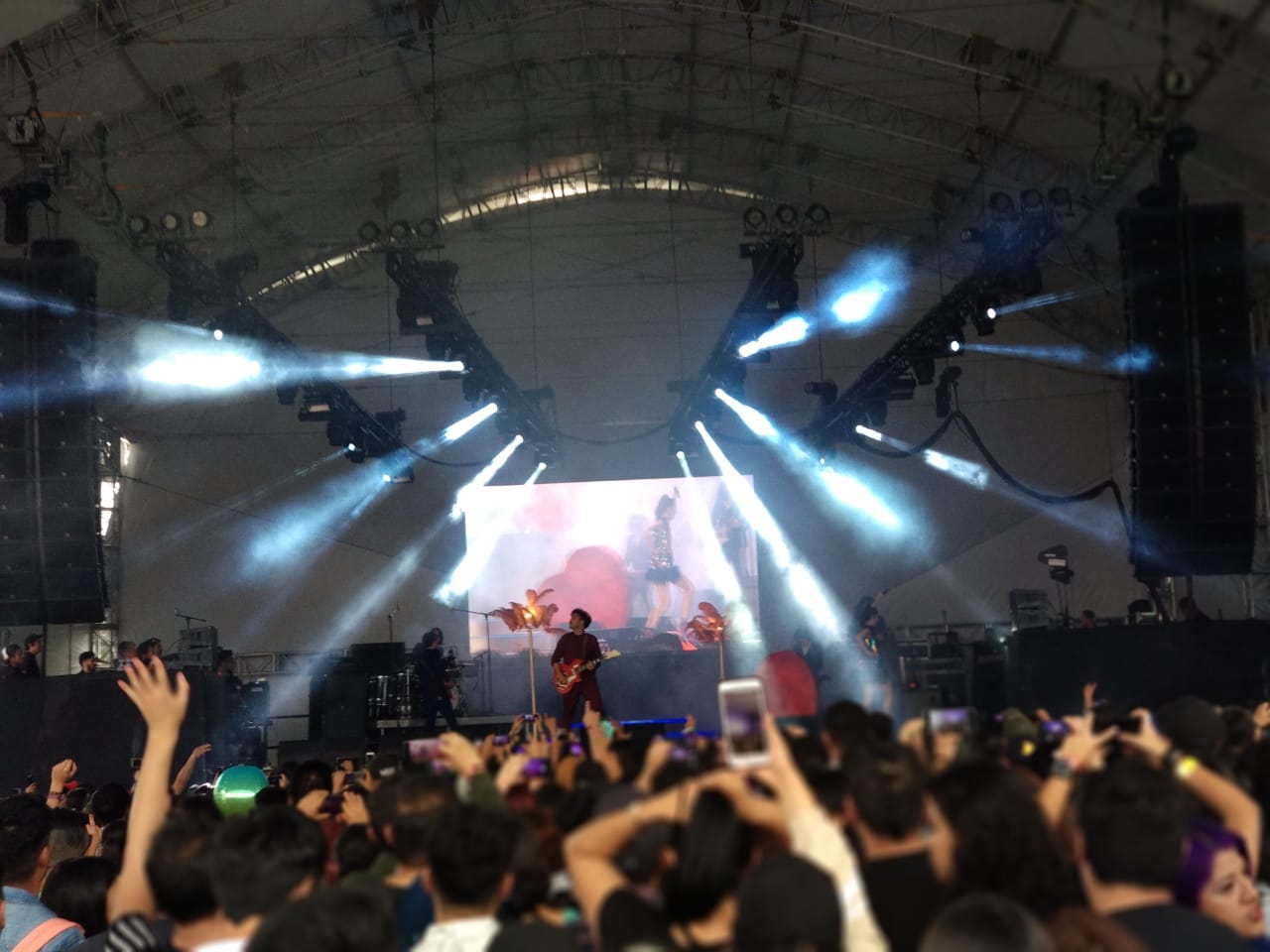 Daniela Spalla en el Vive Latino (Ernesto Huerta)