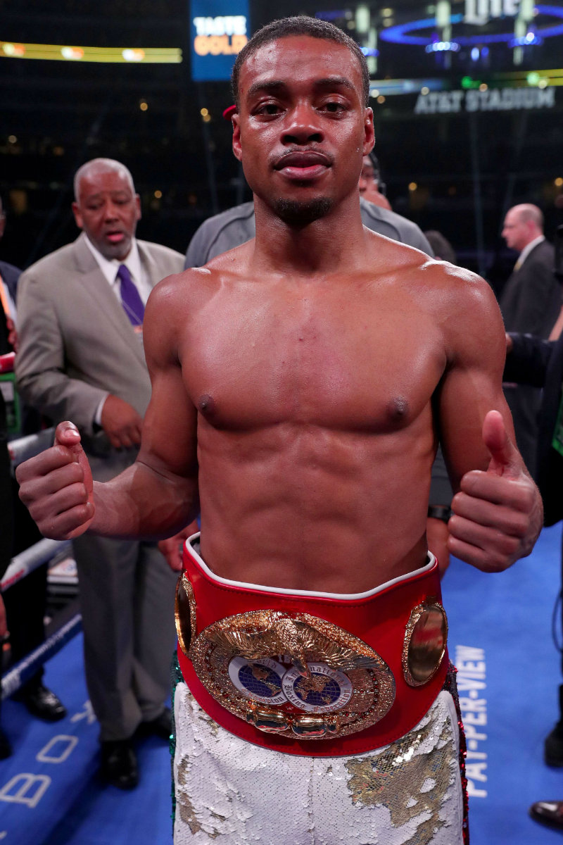 Errol Spence le quitó el invicto a Mikey García (AFP)