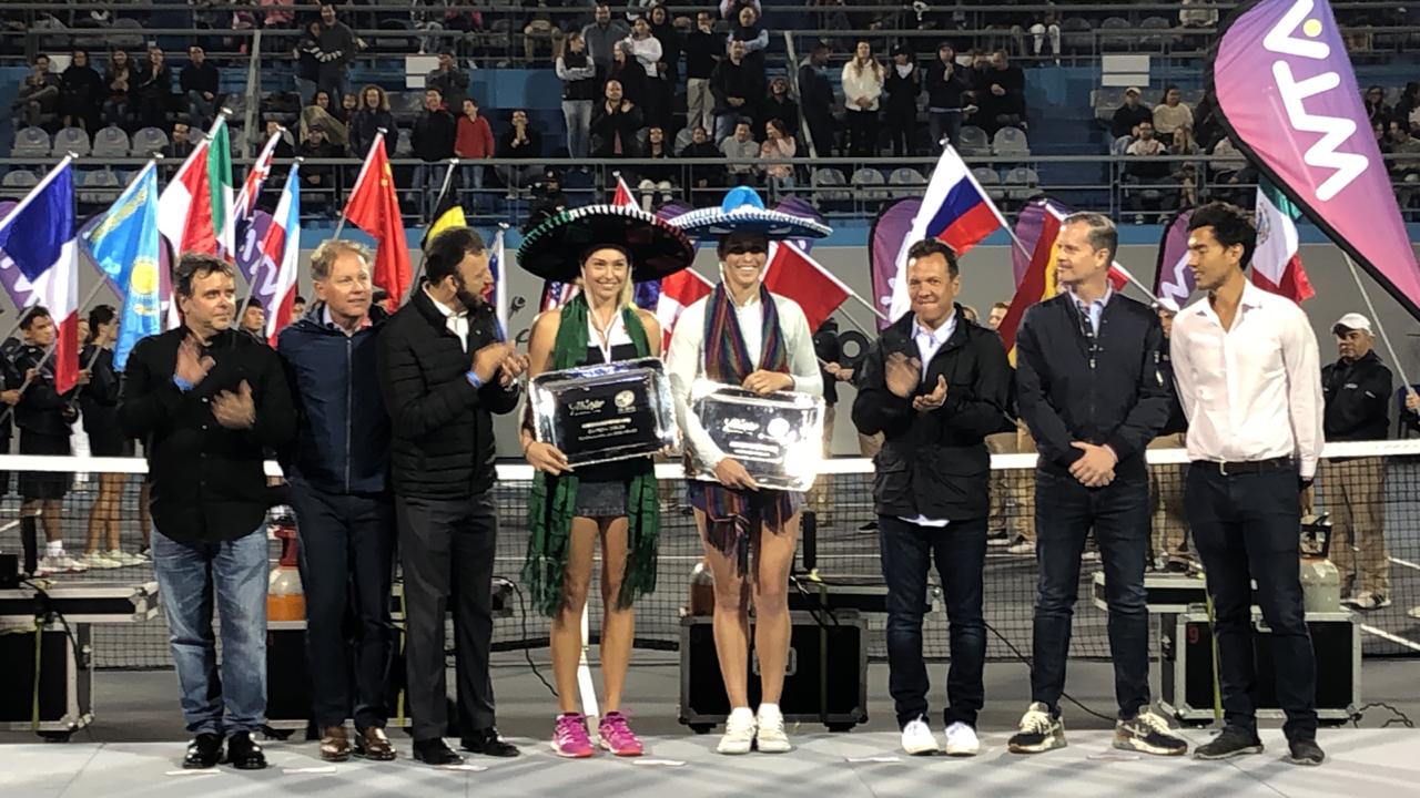 Los nombres de María Sánchez y Fanny Stollár serán recordados por siempre en el Abierto Zapopan. (Especial)